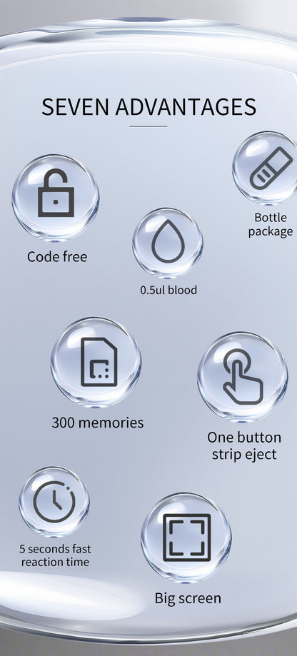 HP29 Smart products Watches, bracelets, rings, translation pens  blood glucose meter has a fast test speed, a large screen for data storage, a small amount of blood collection, simple operation, accurate