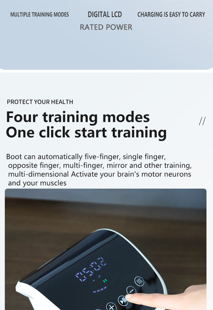 HP25  Smart products Watches, bracelets, rings, translation pens The intelligent finger rehabilitation training instrument can adapt to the training of multiple fingers at the same time, and the simulation