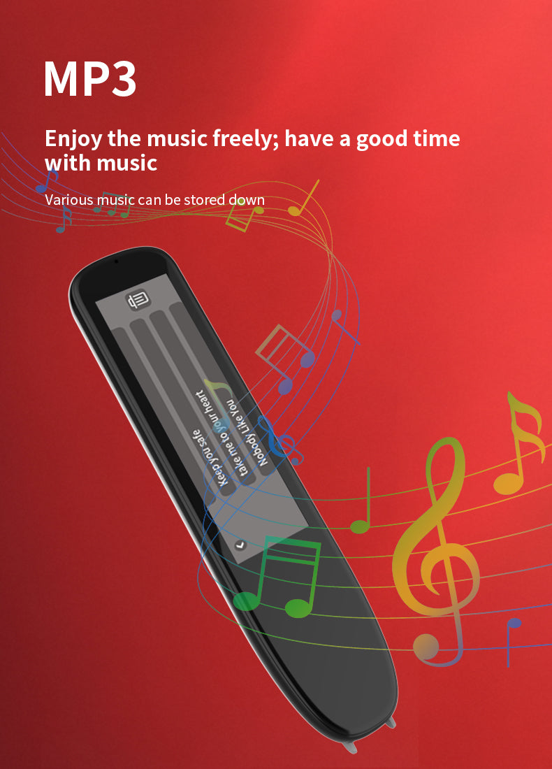 HP33 Smart products Watches, bracelets, rings, translation pens The multi-functional multi-language translation pen supports scanning voice to quickly and accurately recognize text, offline translation,