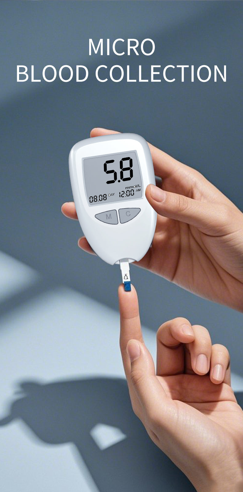 HP29 Smart products Watches, bracelets, rings, translation pens  blood glucose meter has a fast test speed, a large screen for data storage, a small amount of blood collection, simple operation, accurate