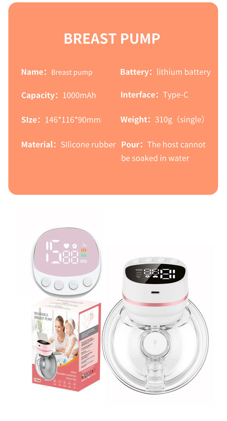 HP27 Smart products Watches, bracelets, rings, translation pens  Electric Breast Pump features strong suction, skin-friendly touch without discomfort, and efficient double pumping.