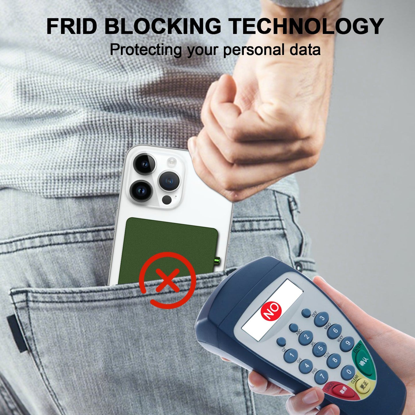 HP60 Minimalist Pop up Wallet with Money Clip, All Aluminum Slide Rfid Slim Card Holder