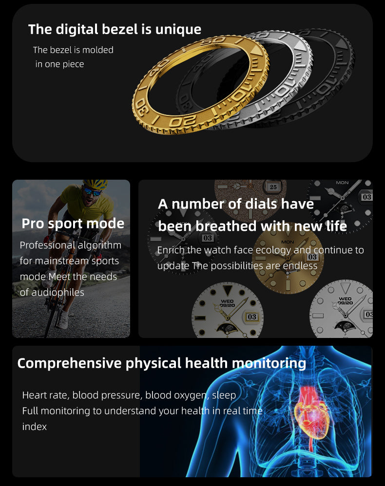 HP08  Smart products Watches, bracelets, rings, translation pens  Bluetooth call Heart rate monitoring,step counting,music playback