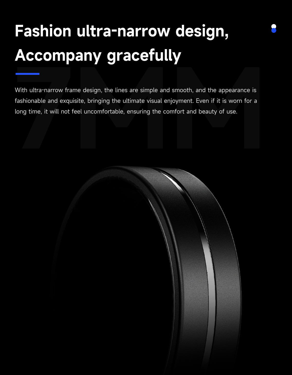HP55 Smart Ring ,Exquisite stainless steel,Heart Rate Monitoring, Blood Oxygen Monitoring, Blood Pressure Monitoring, Step Counting, Exercise, Remote Care