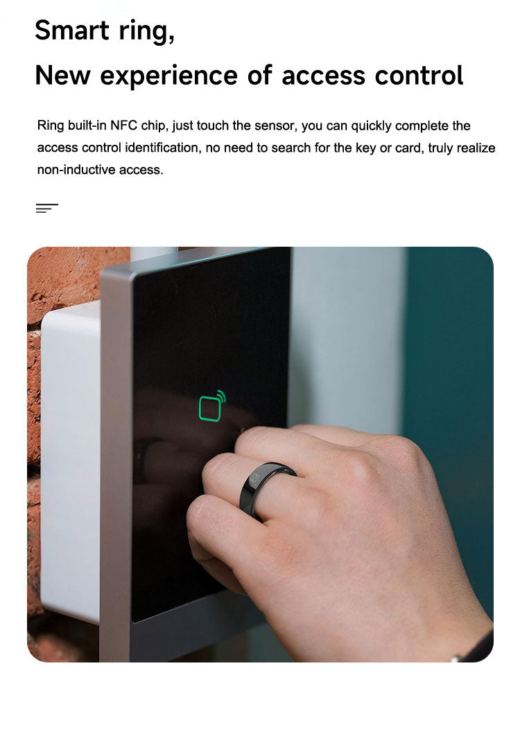 HP56 Smart Ring ,Exquisite stainless steel,Heart Rate Monitoring, Blood Oxygen Monitoring, Blood Pressure Monitoring, Step Counting, Exercise, Remote Care