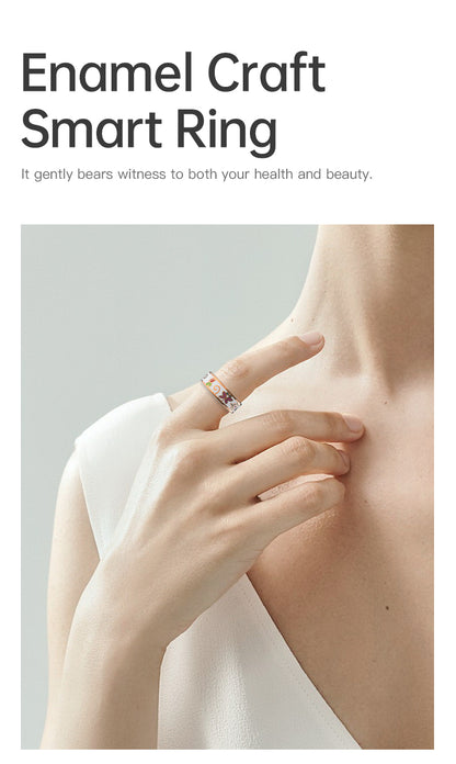 HP53 Smart Ring ,Exquisite stainless steel,Heart Rate Monitoring, Blood Oxygen Monitoring, Blood Pressure Monitoring, Step Counting, Exercise, Remote Care